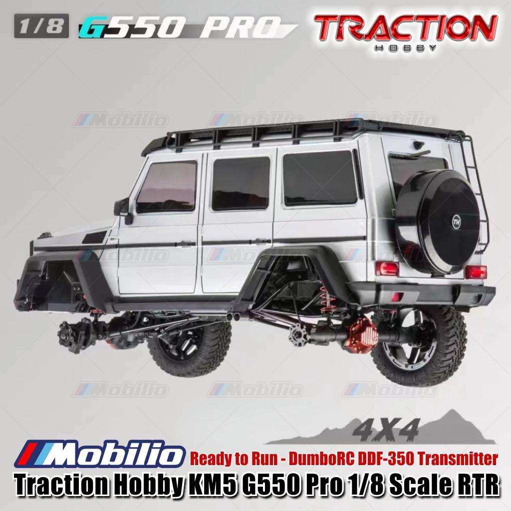 Traction Hobby G550 Pro KM5 Mobil RC Crawler Skala 1/8 Kendali Jarak Jauh Petualangan RTR