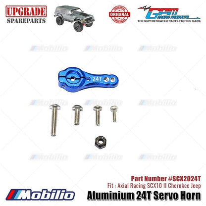 GPM Part #SCX2024T Aluminium 24T Servo Horn RC Upgrade Axial SCX10 II Crawler Adventure  Remote Control Control Remote Toy
