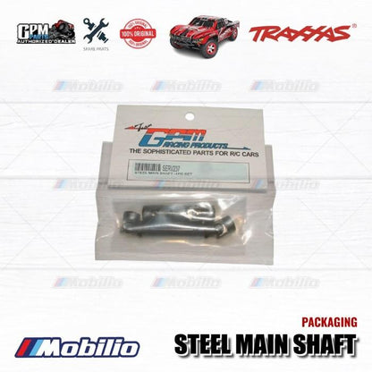 GPM Part #SERV237C Steel Main Shaft for Traxxas 1:16 Mini E-Revo - 1 Set