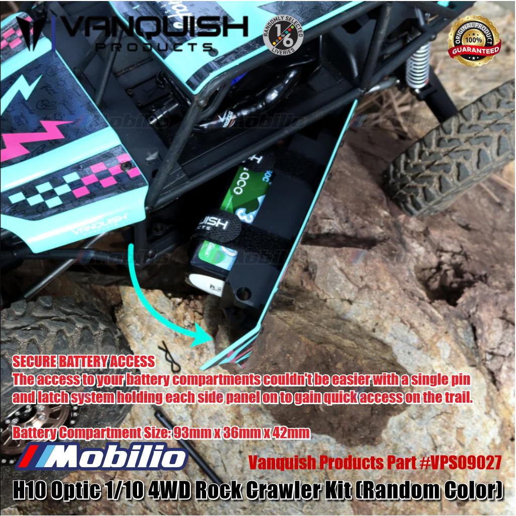 Kit Rock Crawler Vanquish Products H10 Optic 1/10 4WD (Warna Acak) #VPS09027