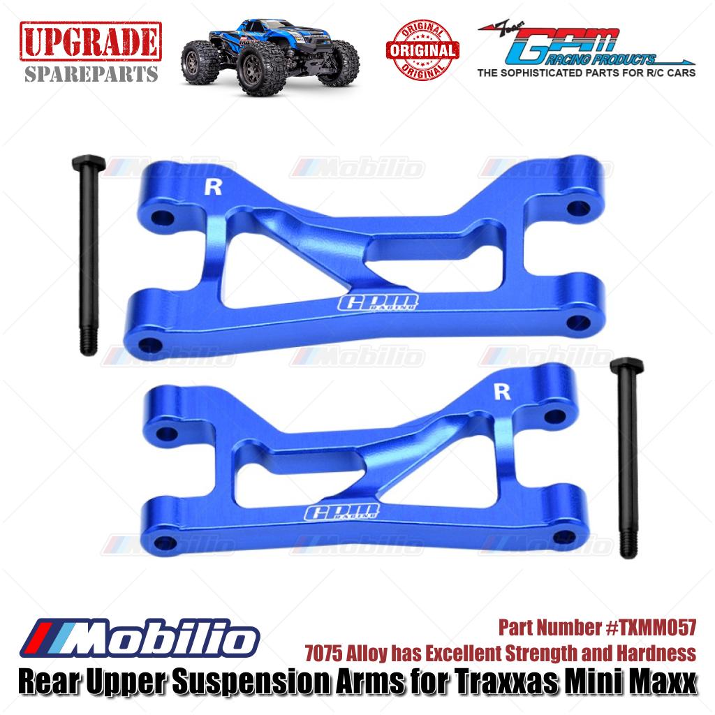GPM Part #TXMM057 7075 Alloy Rear Upper Suspension Arms for RC Traxxas Mini Maxx