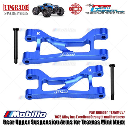 GPM Part #TXMM057 7075 Alloy Rear Upper Suspension Arms for RC Traxxas Mini Maxx