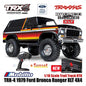 Traxxas 82246-4 TRX-4 1979 Ford Bronco Ranger 4X4 1/10 Scale Trail Truck TRX4 RC Crawler Adventure Clipless