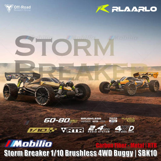 Rlaarlo SBK10 Storm Breaker 1/10 Carbon Fiber / Metal Brushless RTR 4WD Buggy