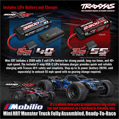 Traxxas 108076-1 Mini XRT Monster Truck RTR TQi 2.4 GHz VXL 3S Brushless