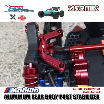 GPM Part #MAKS201RB Aluminum Rear Body Post Stabilizer Arrma Kraton 4X4 4S BLX Monster Truck
