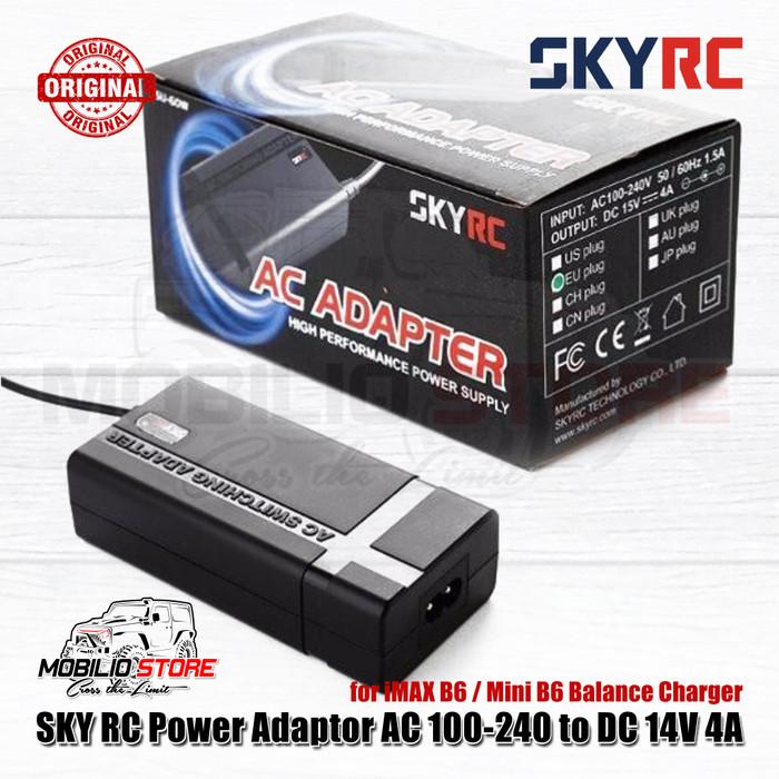 Adaptor Daya SKYRC AC 100-240 ke DC 14V 4A untuk iMAX B6 / Mini B6