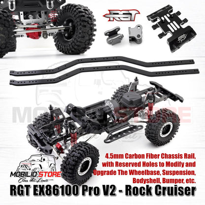 RGT EX86100 Pro V2 - Rock Cruiser Versi Kit RC Crawler Skala 1/10