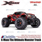TRAXXAS 77096-4 Truk Monster X-maxx Xmaxx Skala 1/6 Baru dengan Ban Belted Sledgehammer, Motor Brushless 8s, Penggerak 4WD, TQI, TSM, Siap Pakai (RTR)