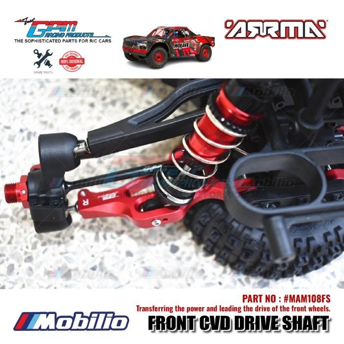 GPM Part #MAM108FS Harden Steel Front CVD Drive Shaft RC Arrma Mojave 6S BLX Desert Truck