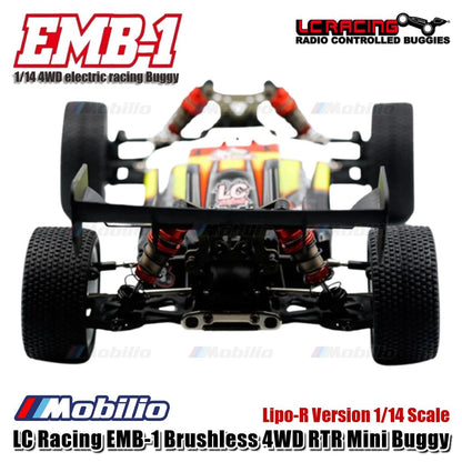 LC Racing EMB-1 Brushless 4WD Mini Buggy Lipo-R Version 1/14 Scale RTR