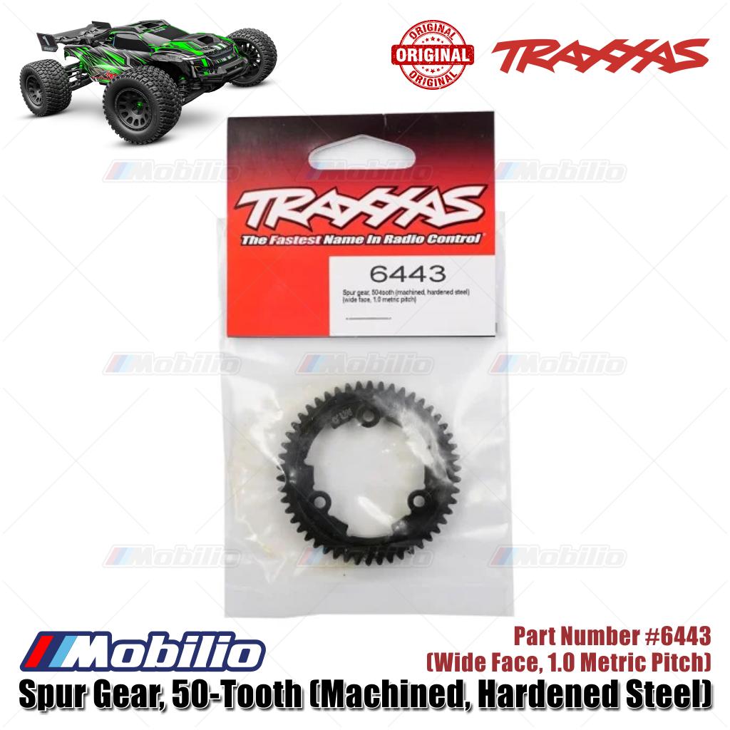 Traxxas Part #6443 Hardened Steel Spur Gear 50-tooth Machined Wide Face 1.0 Metric Pitch RC XRT Ultimate X-Maxx
