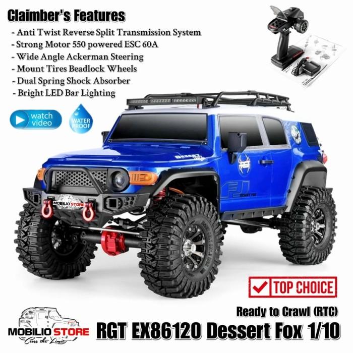 RGT EX86120 FJ Dessert Fox 1/10 RTR Mobil RC Crawler Off Road 4WD