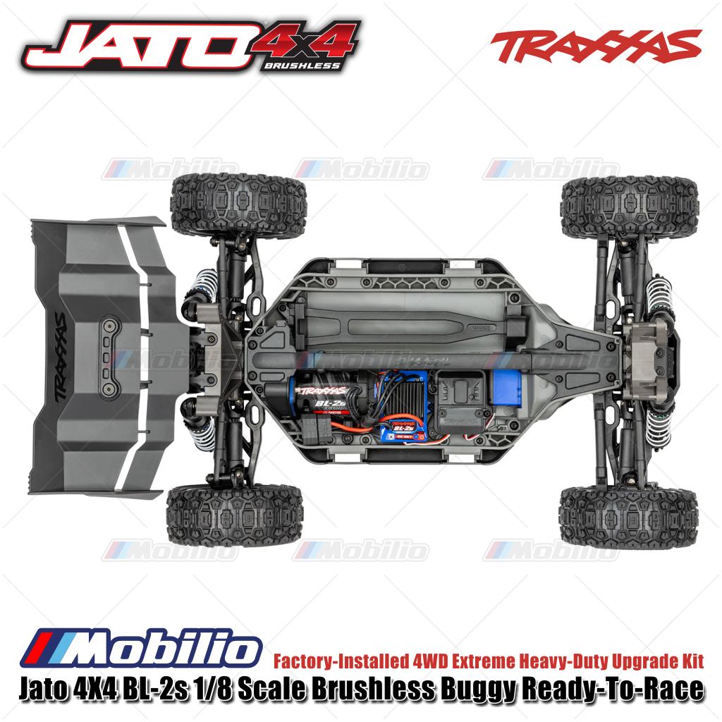 Traxxas 90154-4 Jato 4X4 BL-2s 1/8 Scale Brushless Buggy RTR Kit 4WD Upgrade Extreme Heavy-Duty Control Gear Remote