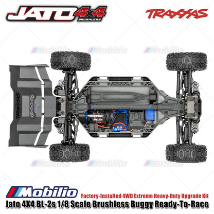 Traxxas 90154-4 Jato 4X4 BL-2s 1/8 Scale Brushless Buggy RTR Kit 4WD Upgrade Extreme Heavy-Duty Control Gear Remote