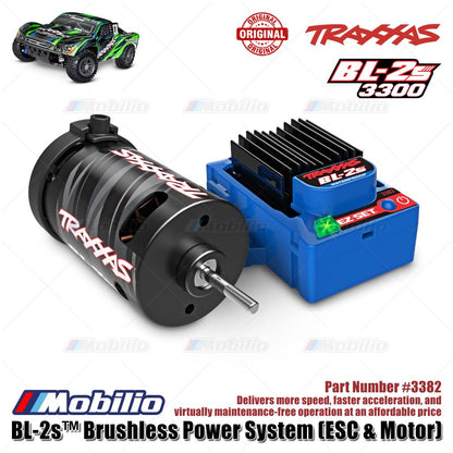 Traxxas Part #3382 BL-2s Brushless Power System Combo ESC & Motor for RC 1/10 Scale Car Monster Truck