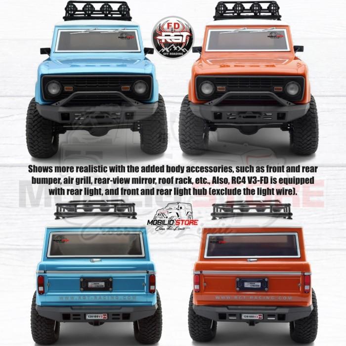 RC RGT 136100V3 FD 1/10 Skala 4WD Rock Crawler Cruiser RTR Ford Bronco