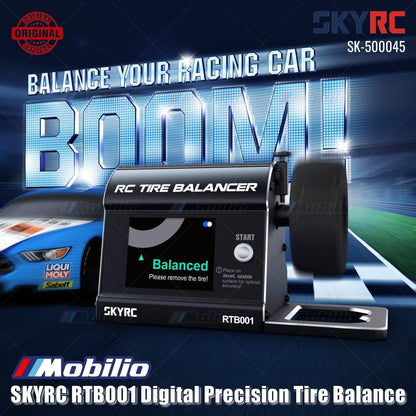 SKYRC #SK-500045 RTB001 Penyeimbang Ban Presisi Digital Penyeimbang Ban RC
