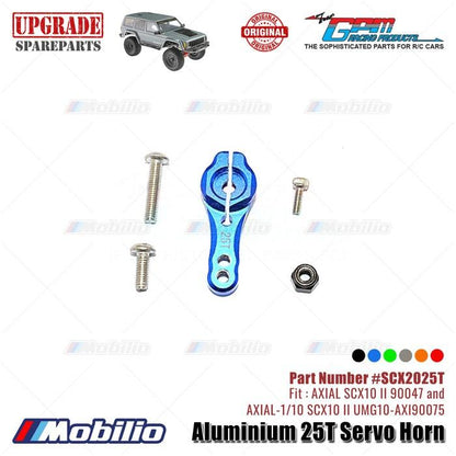 GPM Part #SCX2025T Aluminium 25T Servo Horn RC Upgrade Axial SCX10 II Crawler Adventure  Remote Control