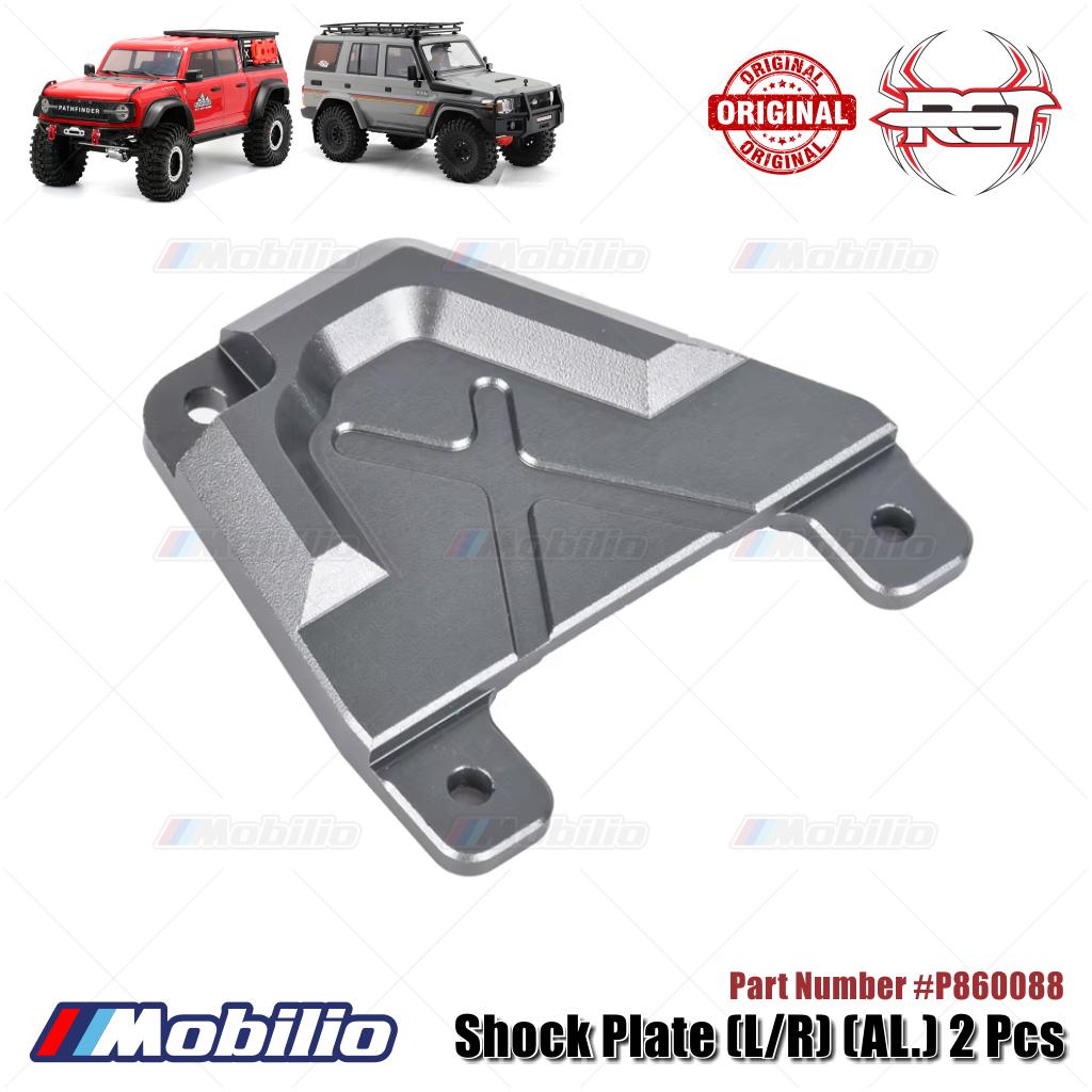 RGT Part #P860088 Metal Alloy Shock Plate (L/R) 2 Pcs Upgrade RC EX86150 Pathfinder EX86190 Rescuer Crawler