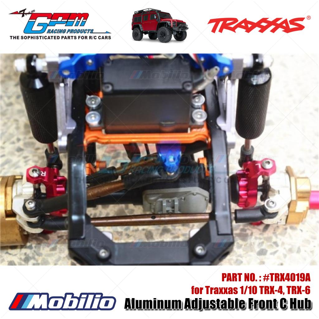 GPM Part #TRX4019A Aluminum Adjustable Front C Hub for Traxxas 1/10 TRX-4 TRX-6