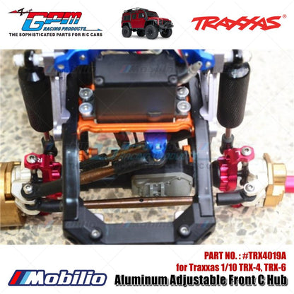 GPM Part #TRX4019A Aluminum Adjustable Front C Hub for Traxxas 1/10 TRX-4 TRX-6