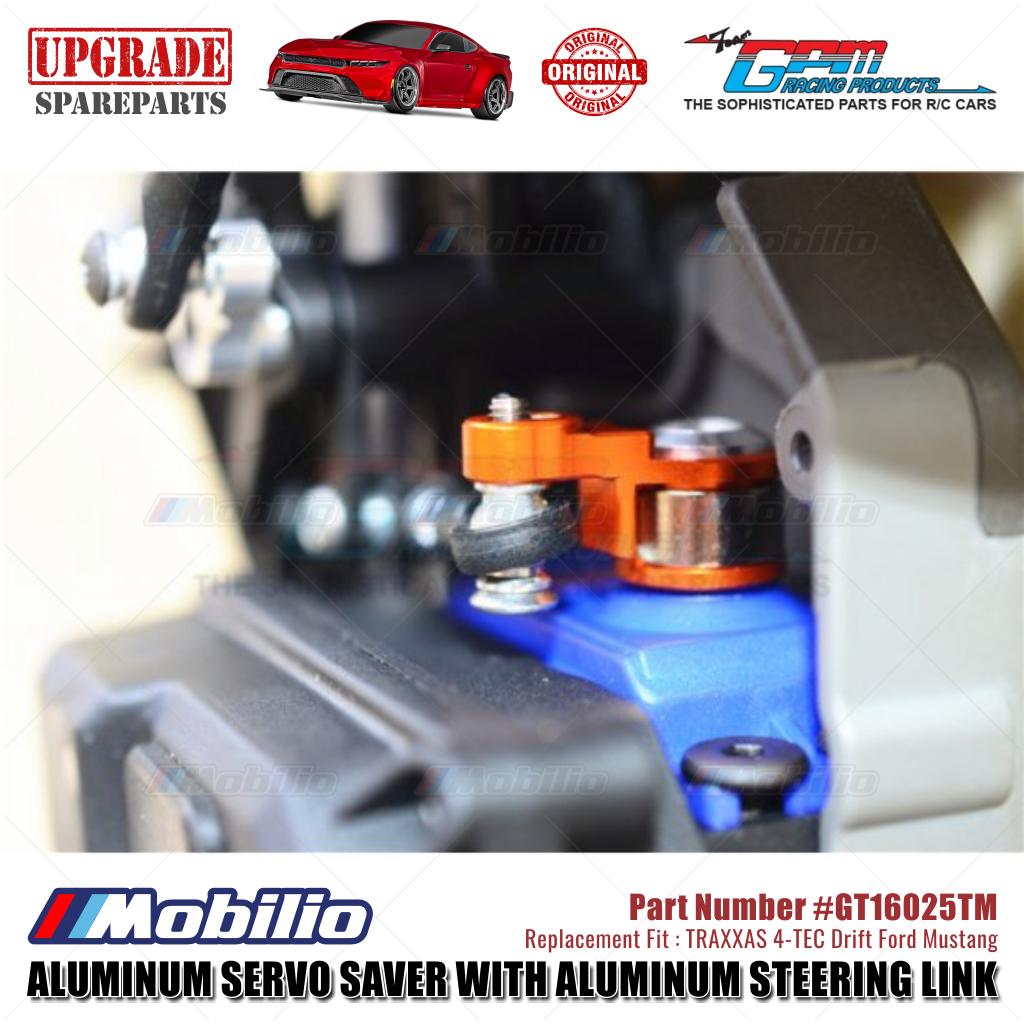 GPM Part #GT16025TM Aluminum Servo Saver With Aluminum Steering Link Traxxas 4-TEC Drift