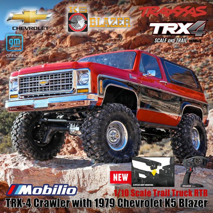 Traxxas TRX-4 1979 Chevrolet K5 Blazer 4X4 1/10 Scale Trail Truck TRX4 RC Crawler Adventure   Remote Control