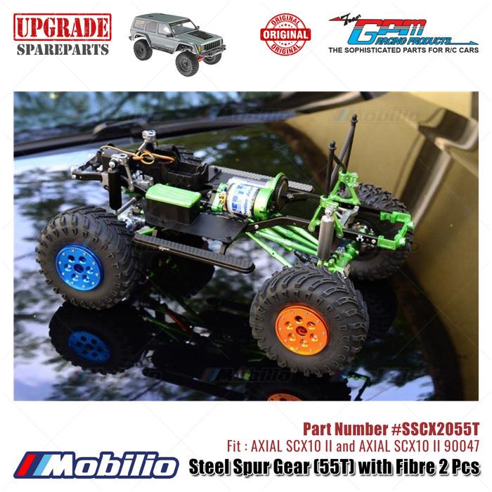 GPM Part Steel Spur Gear 55T 56T 57T #SSCX2055T #SSCX2056T #SSCX2057T RC Upgrade Axial SCX10 II Crawler Adventure