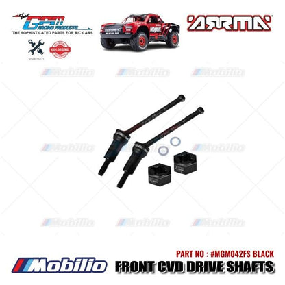 GPM Part #MGM042FS 4140 Medium Carbon Steel Front CVD Drive Shafts 42mm with 7075 Alloy Wheel Hex RC Arrma Mojave Grom Control Remote