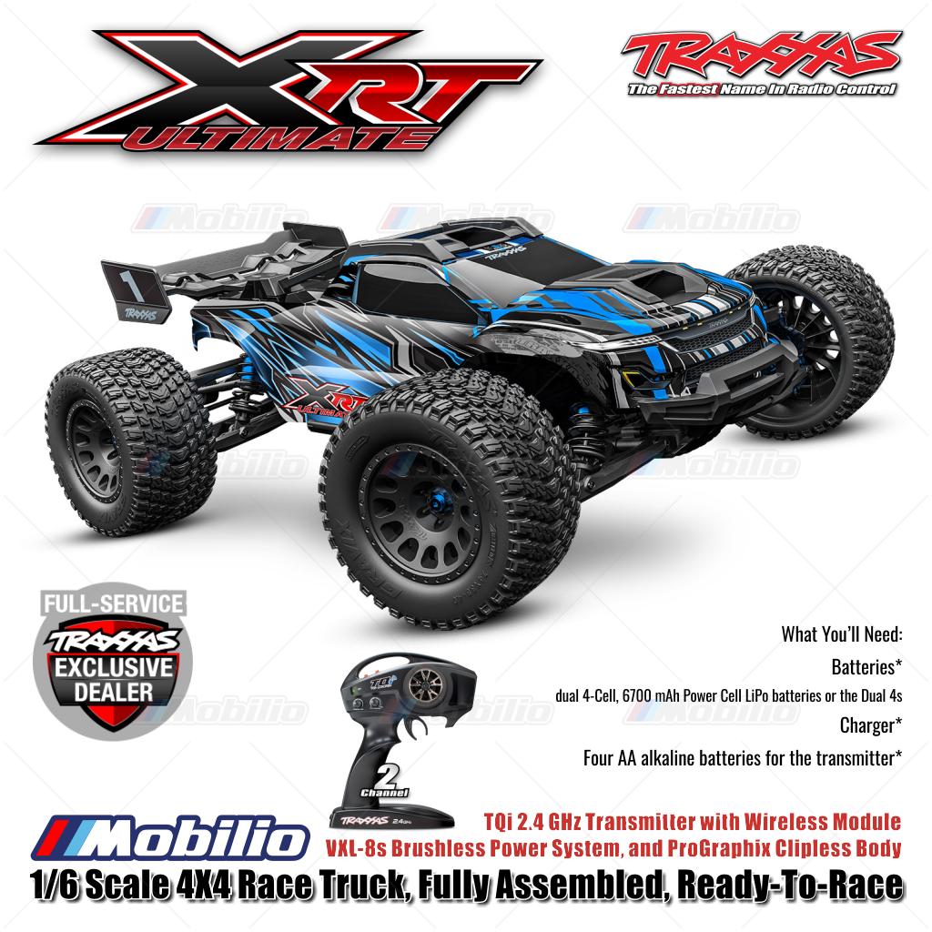 Traxxas 78097-4 XRT Ultimate 1/6 Extreme Race Truck 4WD 8S Brushless TQi TSM RTR RC Car Remote Control Clipless