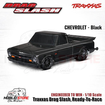 Traxxas 94076-4 Drag Slash Chevrolet - Mustang 1/10 Scale RTR TSM RC Car Race