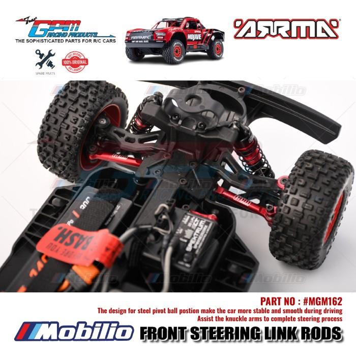 GPM Part #MGM162 Alloy Front Steering Link Rods RC Arrma Mojave Grom Mega Desert Truck