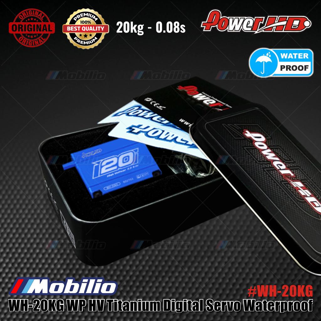 Power HD WH20KG HV Waterproof Servo 20kg - 0.08s #WH-20KG for RC 1/8th Off-road and 1/10th Crawler Applications