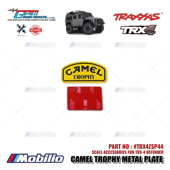 GPM Part #TRX4ZSP44 Camel Trophy Metal Plate for Traxxas TRX-4 Defender Crawler Adventure