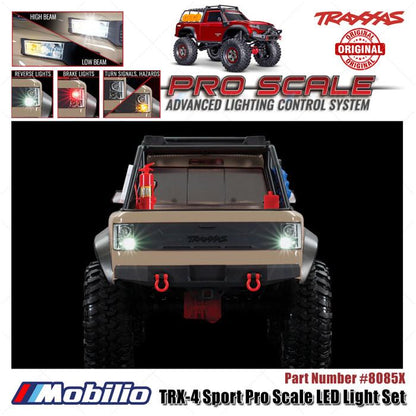 Traxxas Part #8085X TRX-4 Sport Pro Scale LED Light Set Advanced Lighting Control System