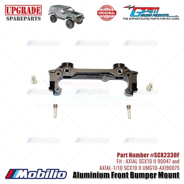 GPM Part #SCX2330F Aluminium Front Bumper Mount AX31392 RC Upgrade Axial SCX10 II Crawler Adventure
