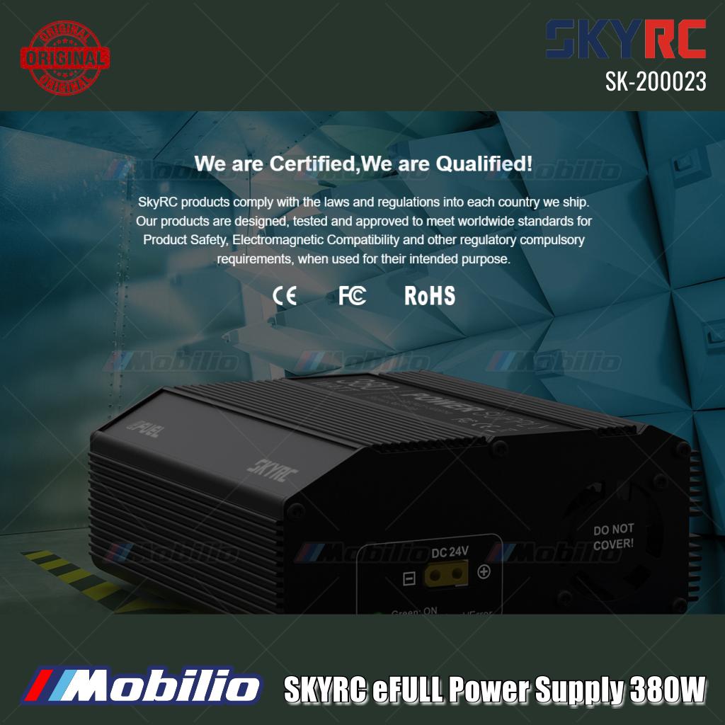 SKYRC #SK-200023 Catu Daya eFULL 380W 100-240V AC ke 24V DC untuk Pengisi Daya RC