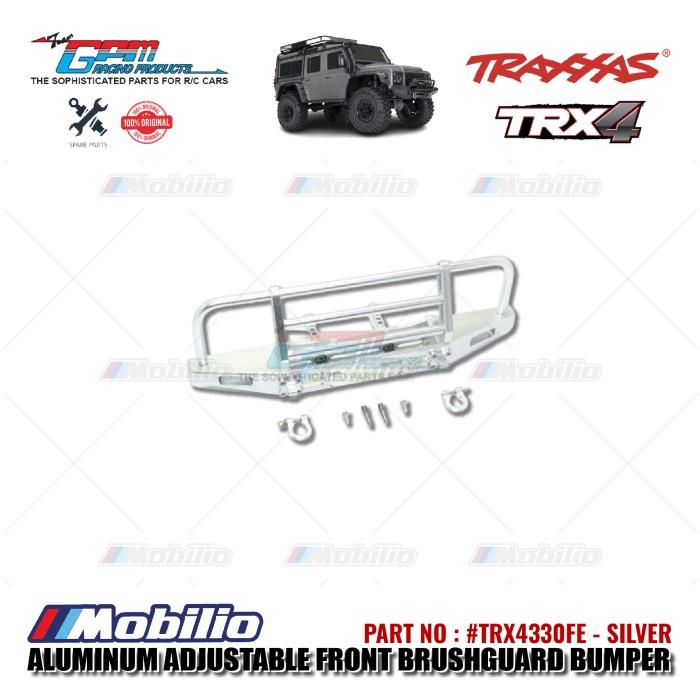 GPM Part #TRX4330FE Aluminum Adjustable Front Brushguard Bumper Traxxas TRX-4 Defender Trail Crawler