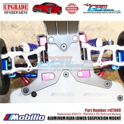 GPM Part #GT009 Aluminum Rear Lower Suspension Mount #8334 Traxxas 4-TEC Drift Ford Mustang