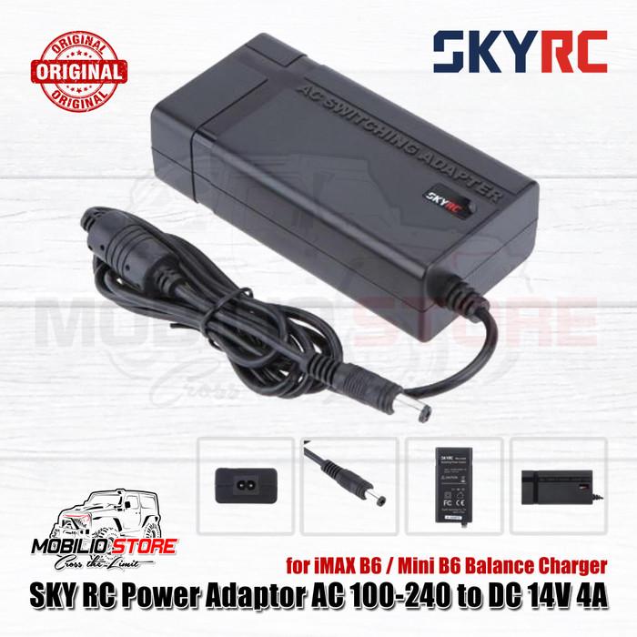 Adaptor Daya SKYRC AC 100-240 ke DC 14V 4A untuk iMAX B6 / Mini B6