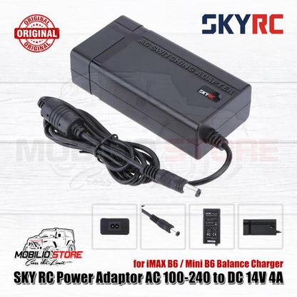Adaptor Daya SKYRC AC 100-240 ke DC 14V 4A untuk iMAX B6 / Mini B6