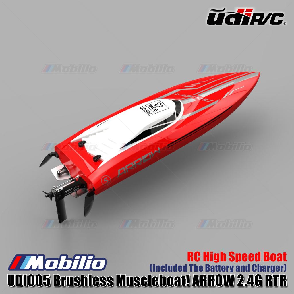 UDIR/C UDI005 Brushless Muscleboat! ARROW 2.4G RC High Speed Boat RTR