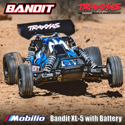 Traxxas 24254-8 Bandit XL-5 with Battery RC 2WD RC Race Buggy Fully Assembled Waterproof  Ready-To-Race RTR 2.4 GHz
