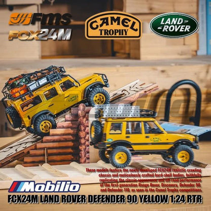 FCX24M Land Rover Camel Trophy Edition Defender 90 Discovery Range Rover Defender 110 Rc RTR