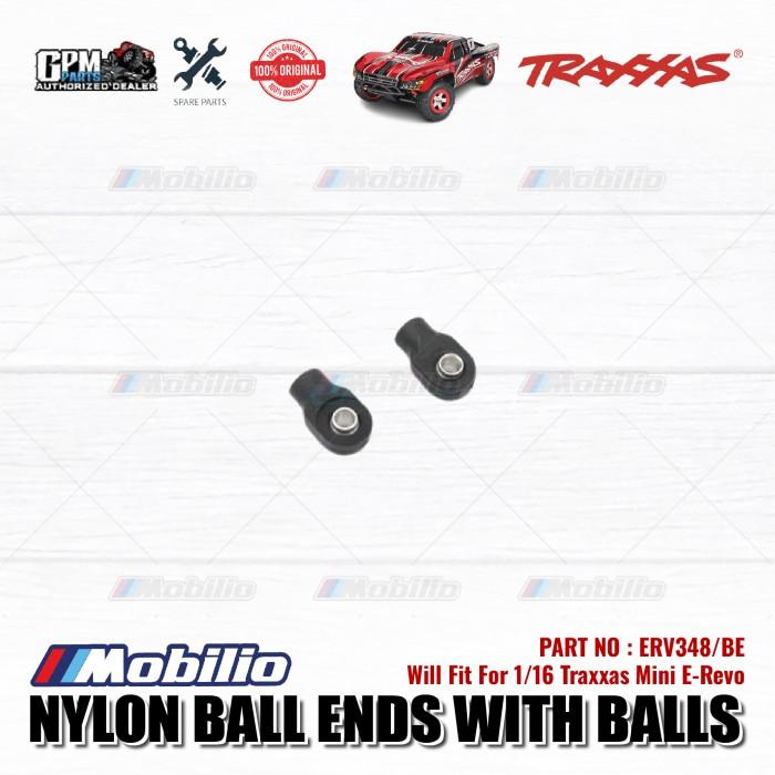 GPM Part #ERV348/BE Nylon Ball Ends with Balls for Traxxas 1:16 Mini E-Revo 2 Pcs