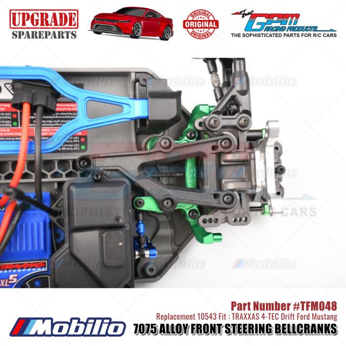 GPM Part #TFM048 7075 Alloy Front Steering Bellcranks #10543 Traxxas 4-TEC Drift Ford Mustang