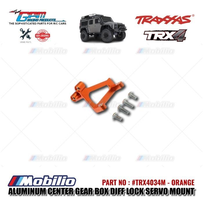 GPM Part #TRX4034M Aluminum Center Gear Box Differential Lock Servo Mount Traxxas TRX-4 TRX-6 Trail Crawler