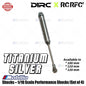 D1RC X RCRFC Shocks - Shock Performa Skala 1/10 (Set isi 4) untuk RC Crawler, Scaler, dan Bangun Kompetisi