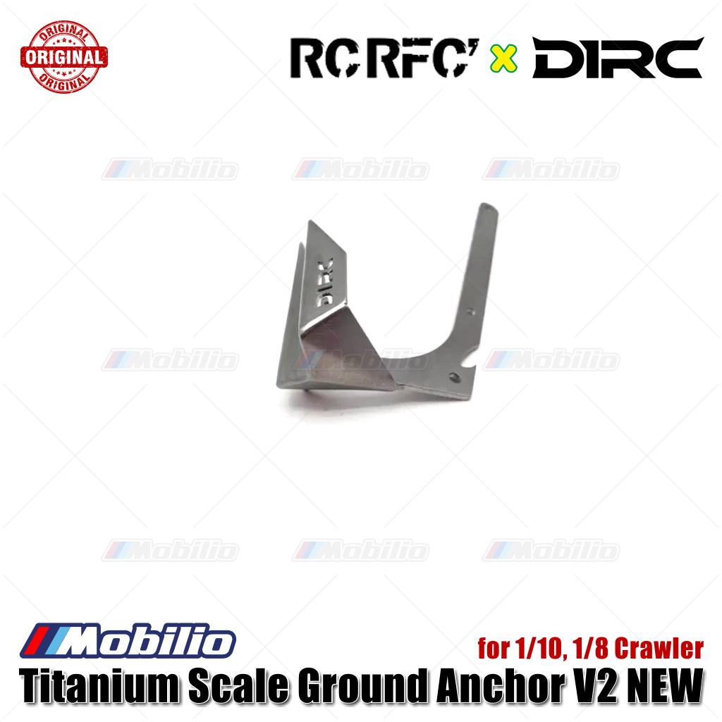 D1RC Titanium Scale Ground Anchor V2 NEW for 1/10 Scale RC Crawler